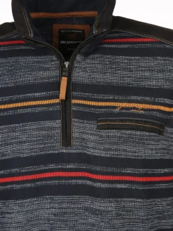 Herren Sweattroyer mit Streifen