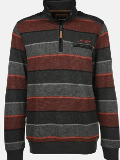 Herren Sweattroyer mit Streifen