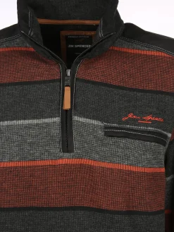 Herren Sweattroyer mit Streifen