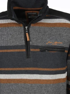 Herren Sweattroyer mit Streifen