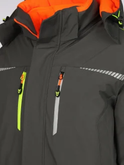 Herren Thermo Arbeitsjacke mit Neondetails