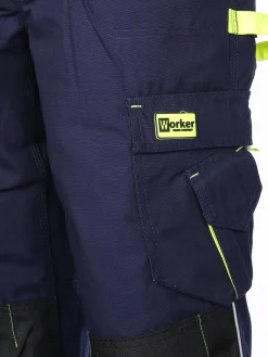 Herren Thermoarbeitshose mit Neondetails