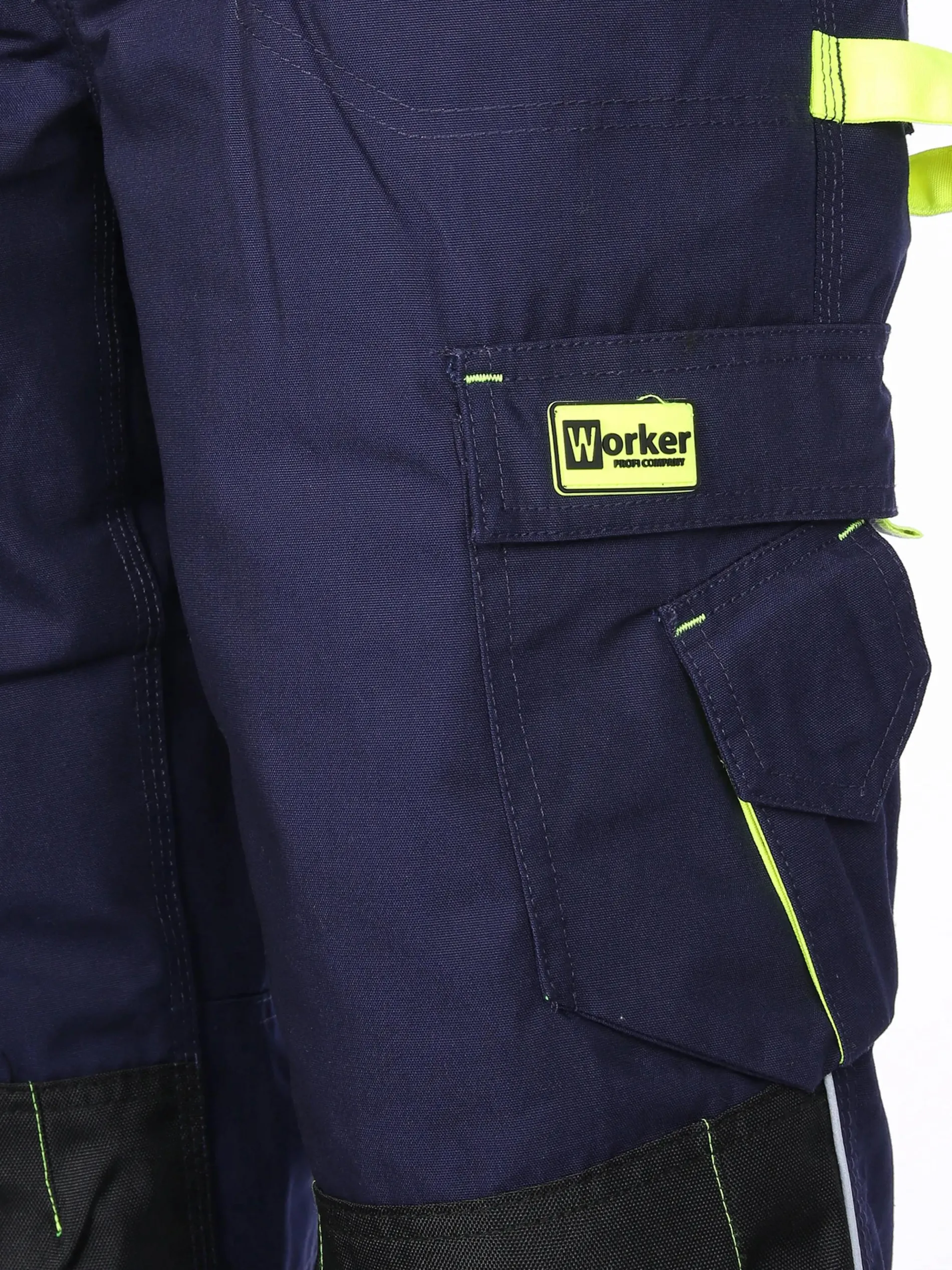 Herren Thermoarbeitshose mit Neondetails