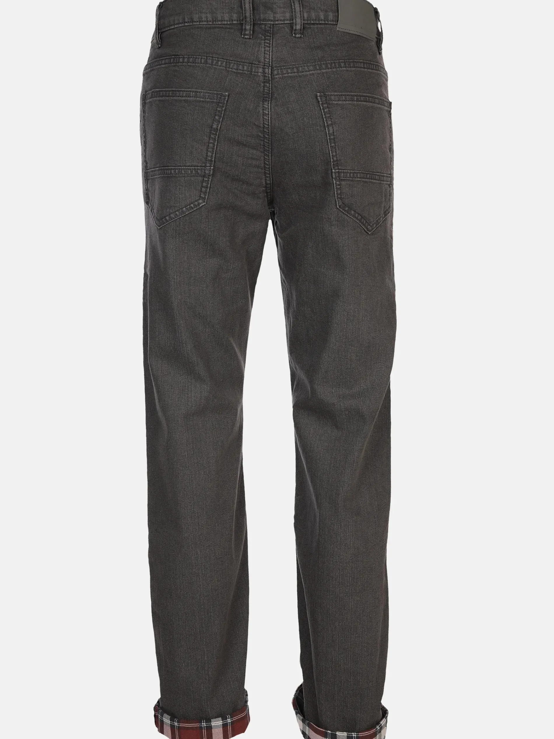 Herren Thermojeans mit kariertem Futter