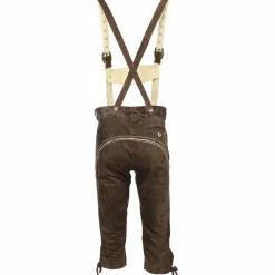 Herren Trachtenhose 3/4 lang in Echtleder