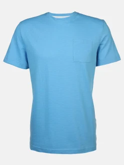 Herren T-Shirt im durchschimmernden Streifenlook