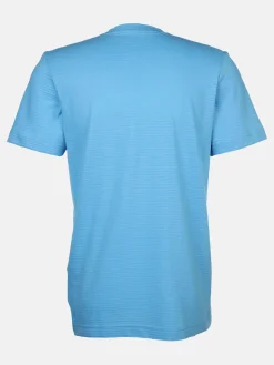 Herren T-Shirt im durchschimmernden Streifenlook