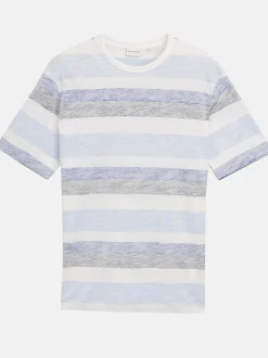 Herren T-Shirt in used Optik mit Streifen