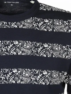 Herren T-Shirt mit floralem Print