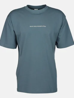 Herren T-Shirt mit kleinem Schriftprint