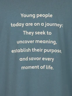 Herren T-Shirt mit kleinem Schriftprint