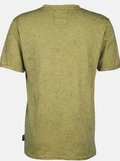 Herren T-Shirt mit Print in Used Optik