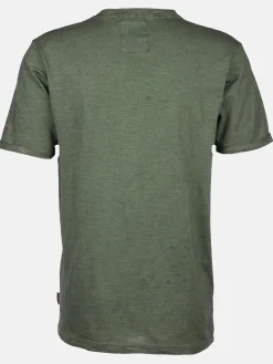 Herren T-Shirt mit Print in Used Optik