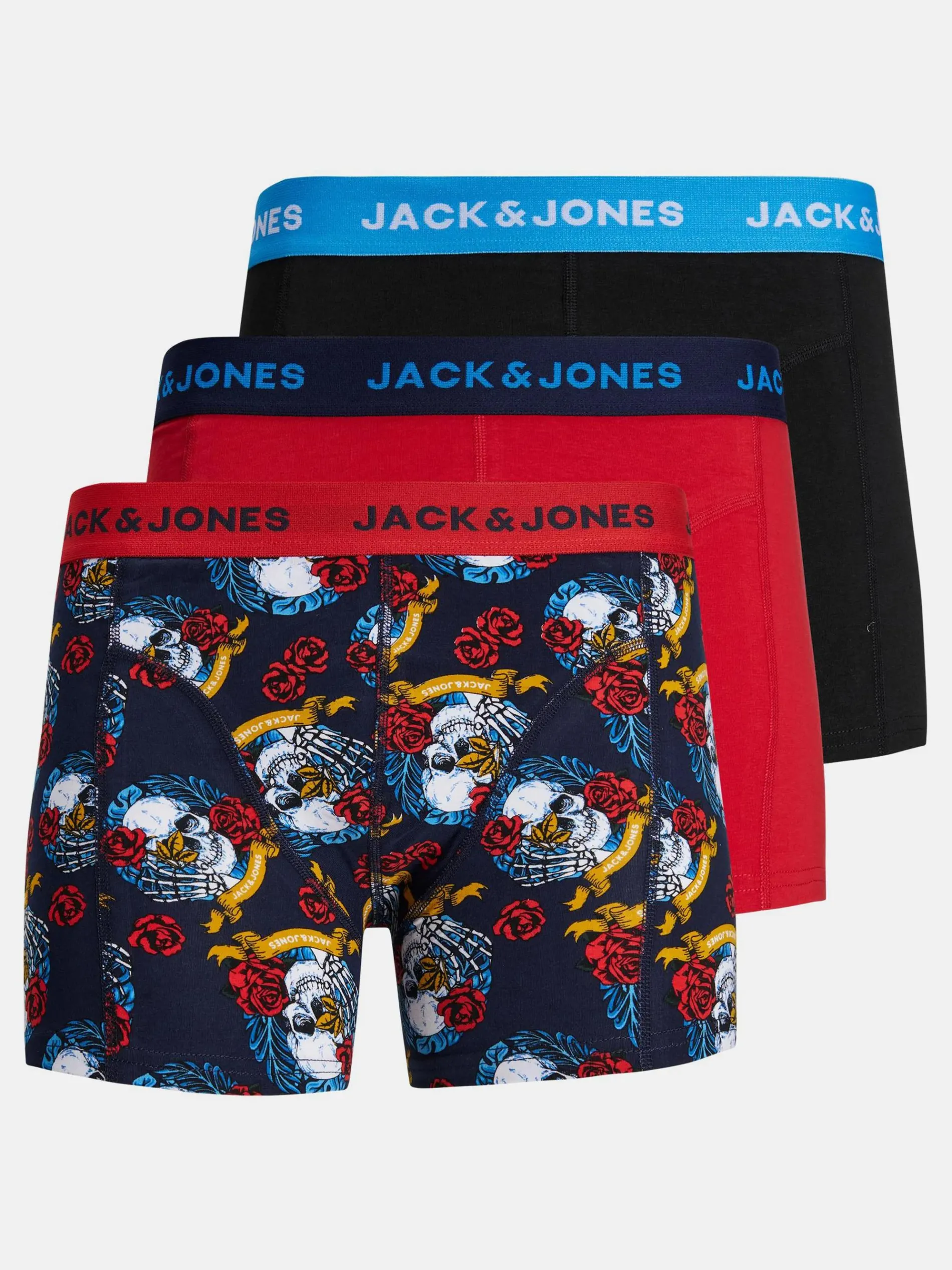 Jack & Jones JACLIMIT SKULL TRUNKS im 3er Pack
