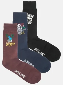 Jack & Jones JACHERON SKULL SOCKS Socken mit Motiv