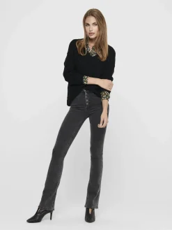 Jacquline JDYNEW MEGAN L/S PULLOV Strickpullover mit V-Ausschnitt