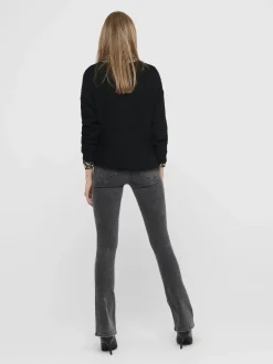 Jacquline JDYNEW MEGAN L/S PULLOV Strickpullover mit V-Ausschnitt