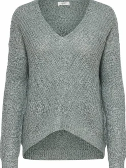 Jacquline JDYNEW MEGAN L/S PULLOV Strickpullover mit V-Ausschnitt