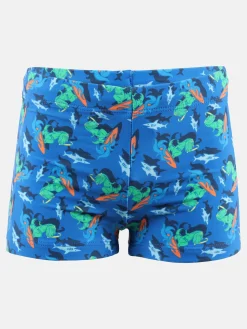 Jungen Badeshorts mit Alloverprint
