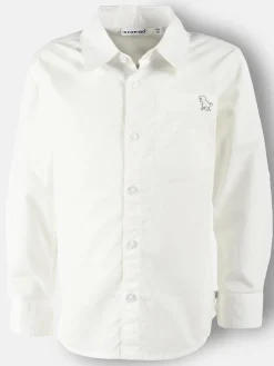 Jungen Hemd mit kleiner Dinostickerei