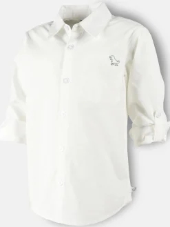 Jungen Hemd mit kleiner Dinostickerei
