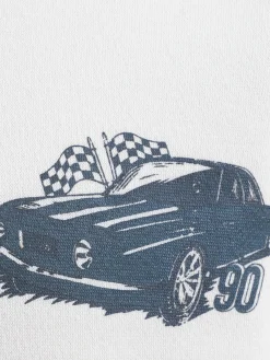 Jungen Hoodie mit Front-und Backprint