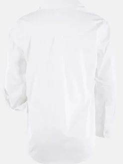 Jungen Langarm-Hemd mit Dino Stickerei