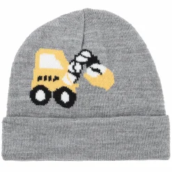 Jungen Mütze mit Baggerstickerei