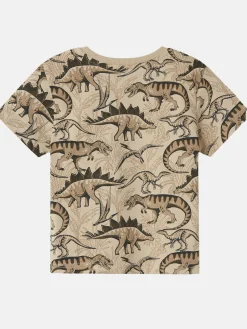Jungen Shirt mit Dino Alloverprint