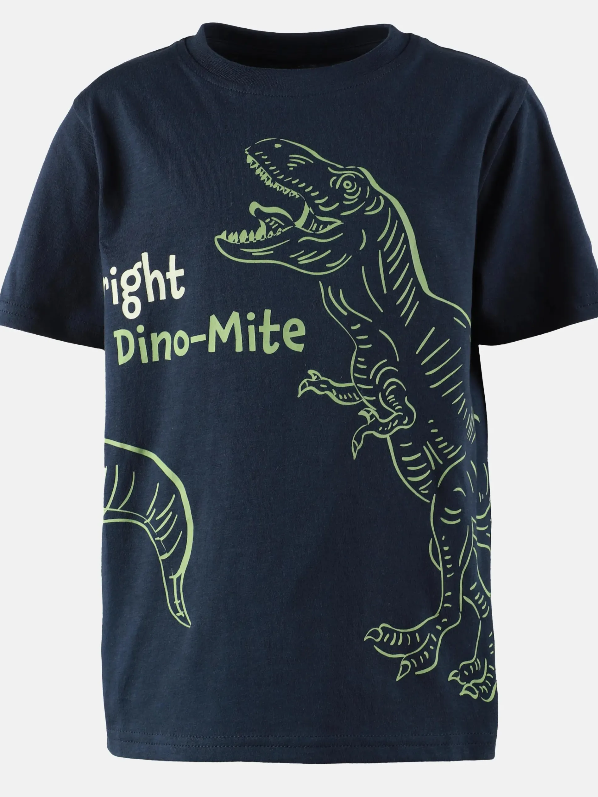 Jungen Shirt mit Dino-Leuchtmotiv