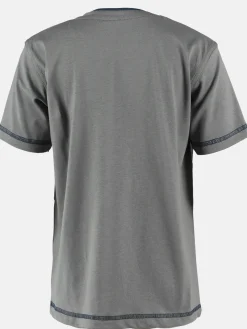 Jungen Shirt mit Frontprint und Stickerei