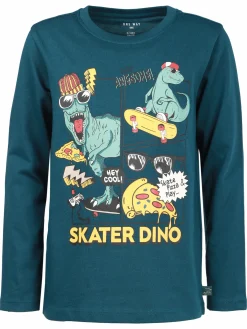 Jungen Shirt mit großem Dino-Print