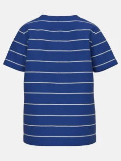 Jungen Shirt mit Streifen und Brusttasche