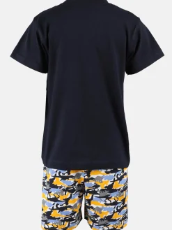 Jungen Shorty mit Dinomotiv