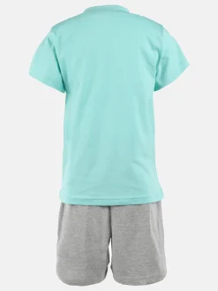 Jungen Shorty Schlafanzug mit Print