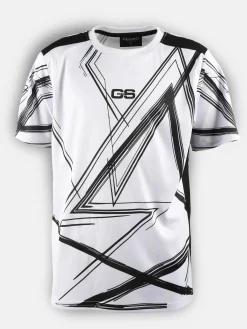 Jungen Sport Shirt mit abstraktem Print