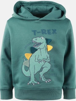 Jungen Sweat-Hoodie mit Dinomotiv