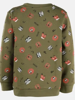 Jungen Sweatshirt mit Minimalprint