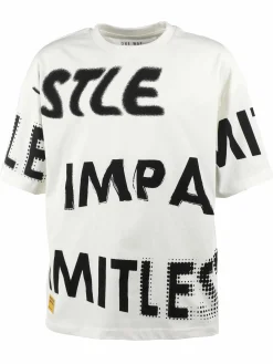 Jungen T-Shirt mit großem Schriftprint