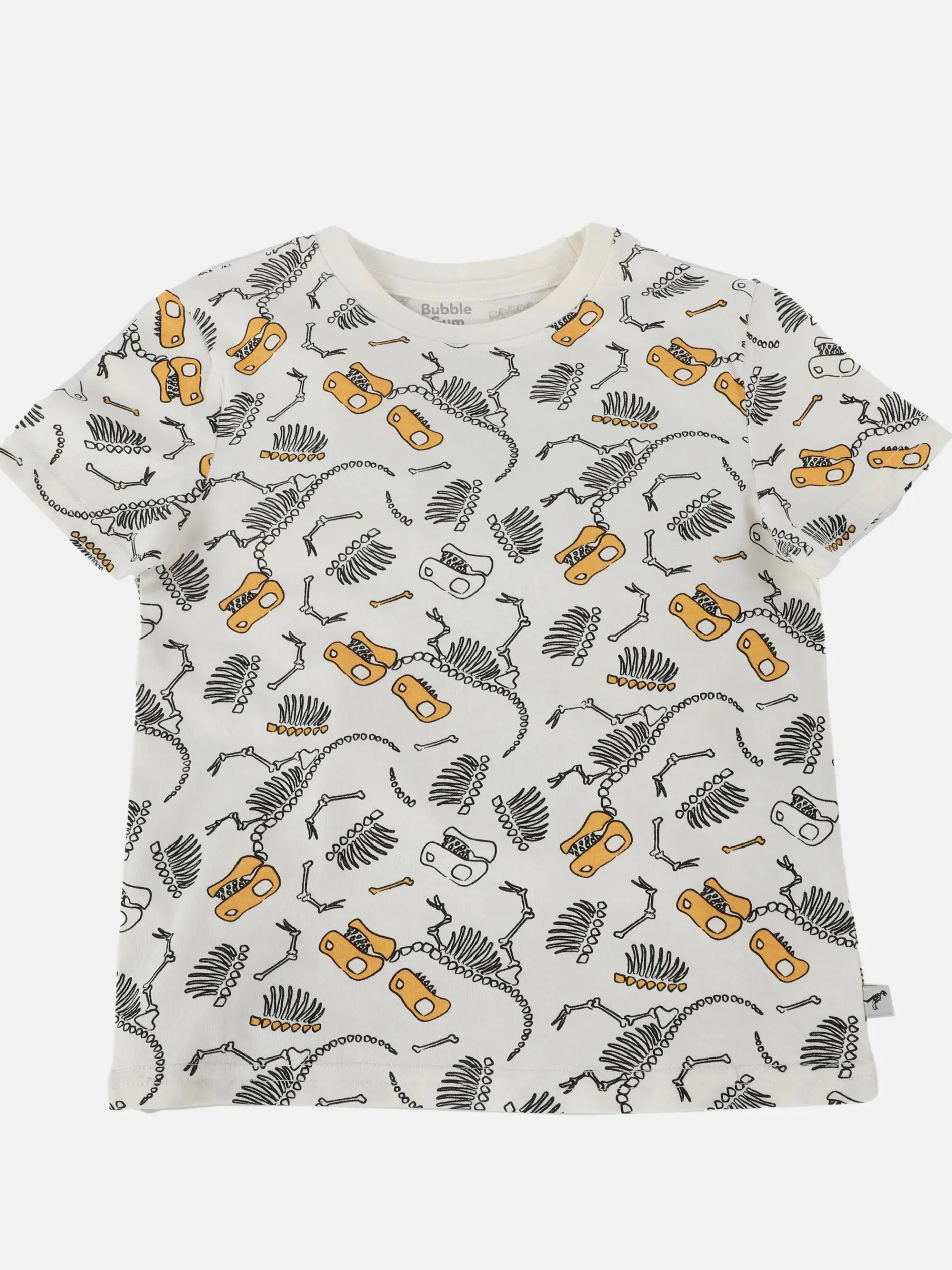 Jungen T-Shirt mit Skelettmotiven