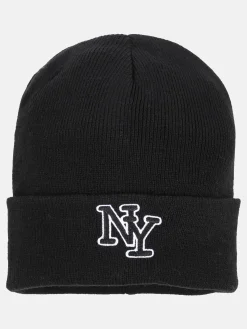 Kinder Strickmütze mit Stickerei