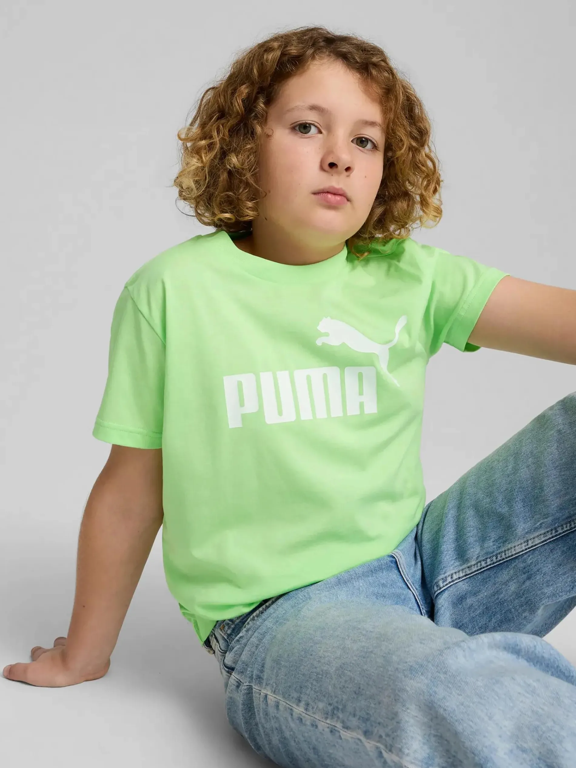 Kinder T-Shirt mit Logoprint