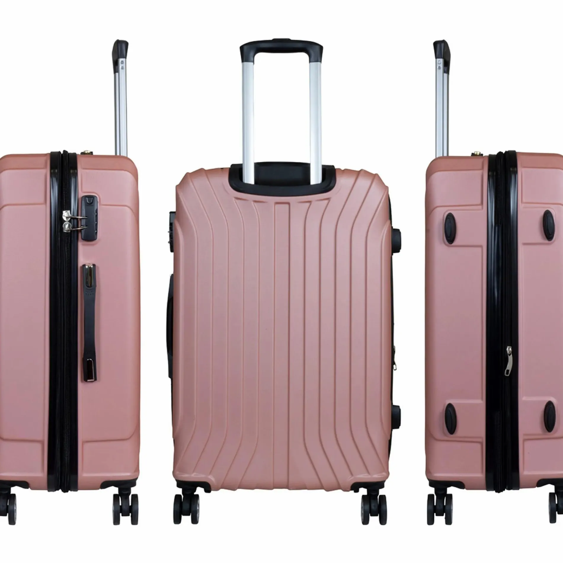 Koffer Almeria, rosa in Größe L 83x54x33cm