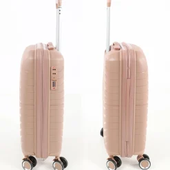 Koffer Denver, gold/rosa in Größe S 56x38x20cm