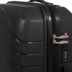 Koffer Denver, schwarz in Größe S 56x38x20cm