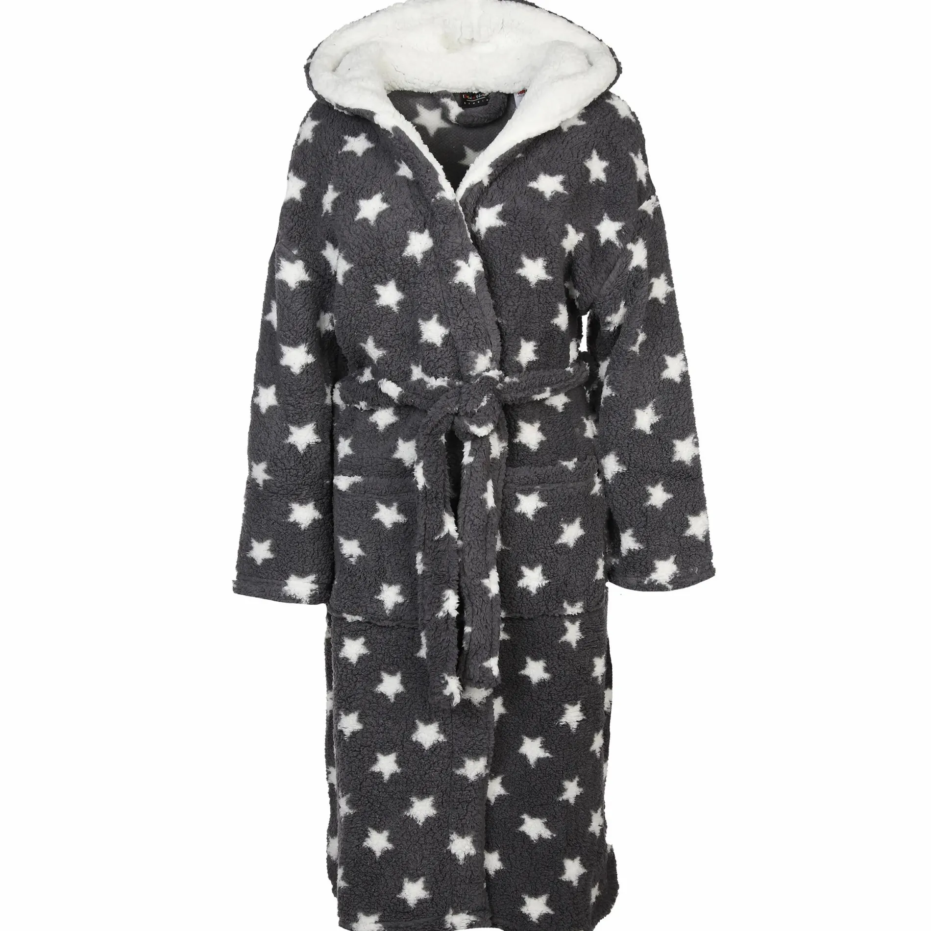 Kuschelbademantel mit Kapuze