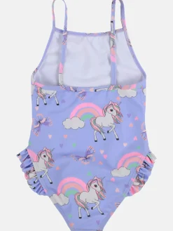 Mädchen Badeanzug mit Einhornmotiv