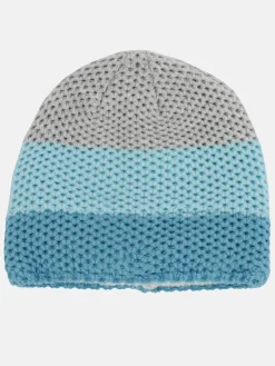 Mädchen Beanie mit Blockstreifen