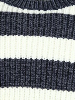 Mädchen Chenille Pullover mit Streifen