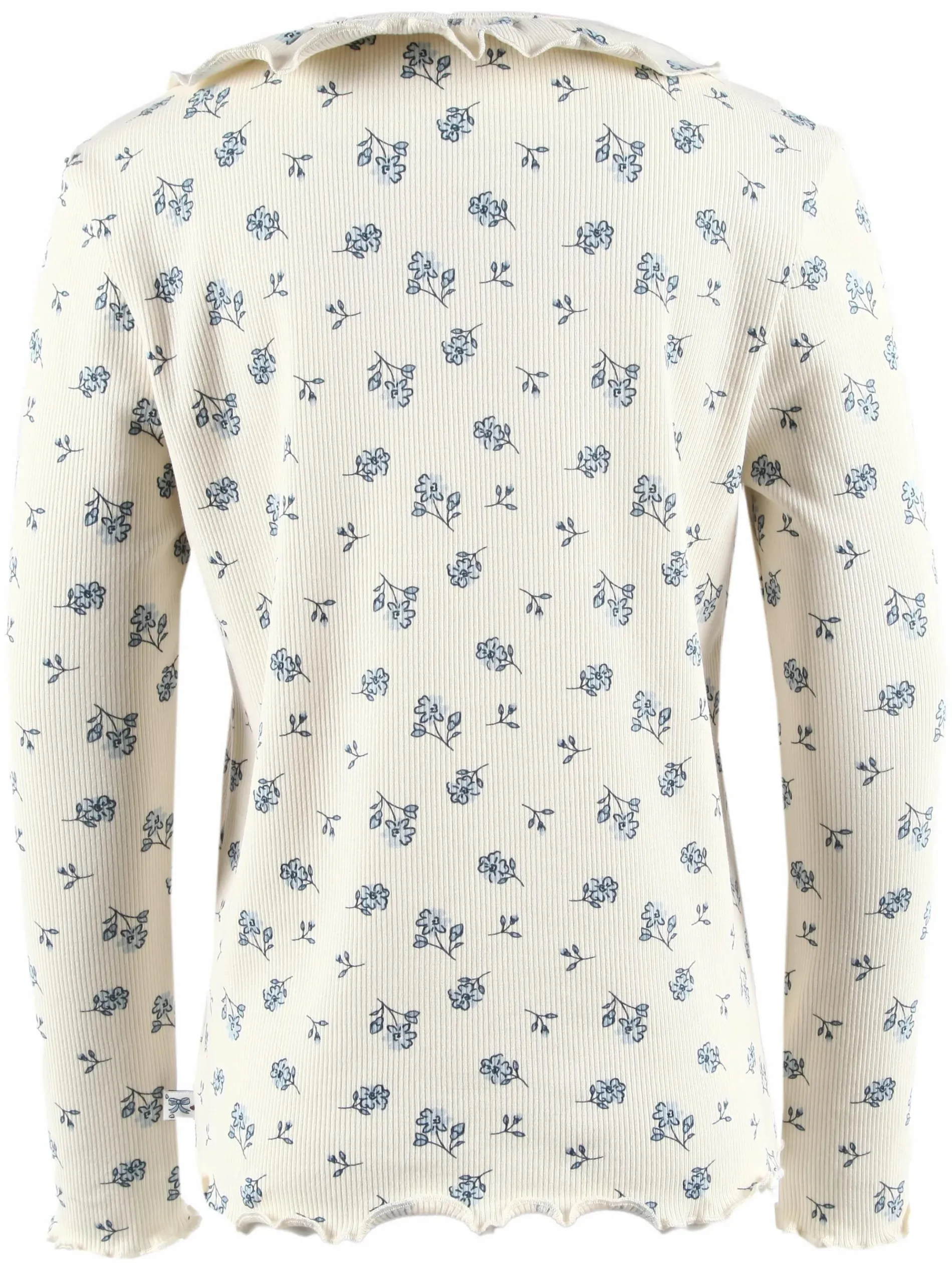 Mädchen 2er Pack Longsleeves in Rippoptik